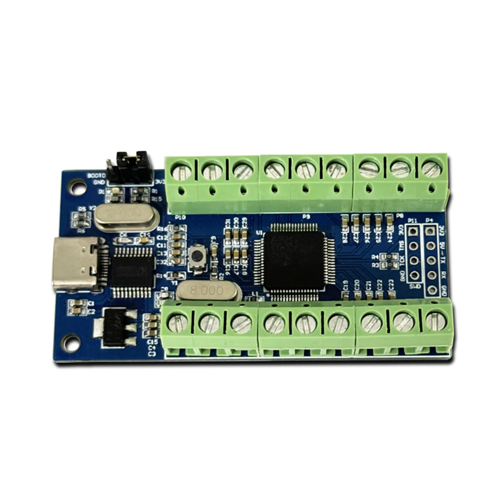 1PC USB Interface 16-channel 12bit AD Sampling Module Data Acquisition STM32 UART Communication ADC Module