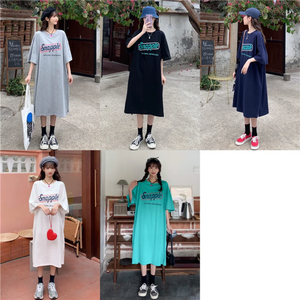 Maternity Dress New Summer Round Neck Leisure Time Short Sleeve Pregnancy Clothes Vestido de fotografia for pregnant women