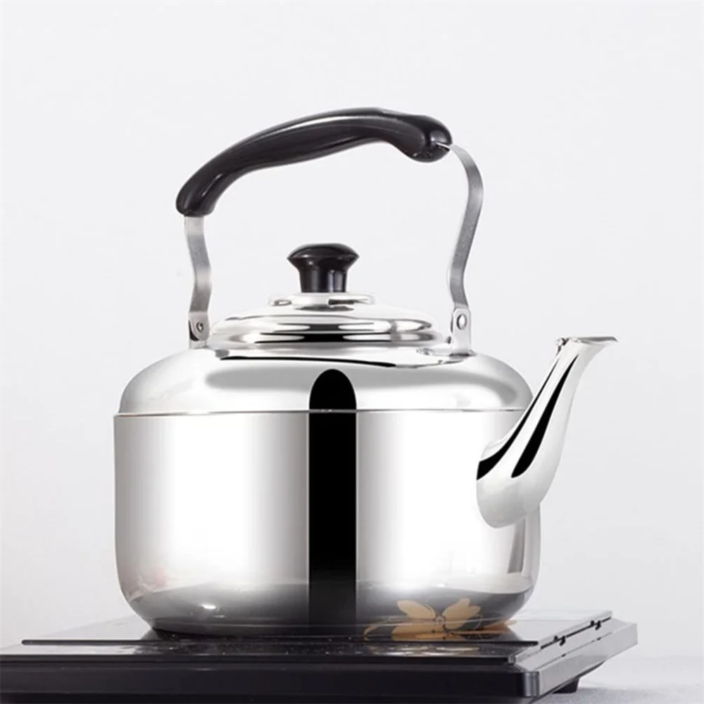 Customizable 1 kettle, 5L stainless steel top teapot, fast boiling teapot, mirror polished hot water kettle, camping