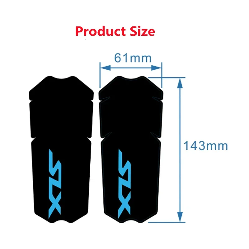 MTB Road Bike Crank Stickers for SLX M7000/M7100 Vinyl Waterproof Antifade Bicycle Cycling Racing Decoration Decal