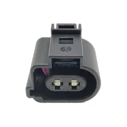 2 Pin 1J0973722A Auto Rear Brake Caliper Motor Harness Plug Waterproof Connector For Audi A6 A4 VW Passat Tiguan 1J0 973 722A
