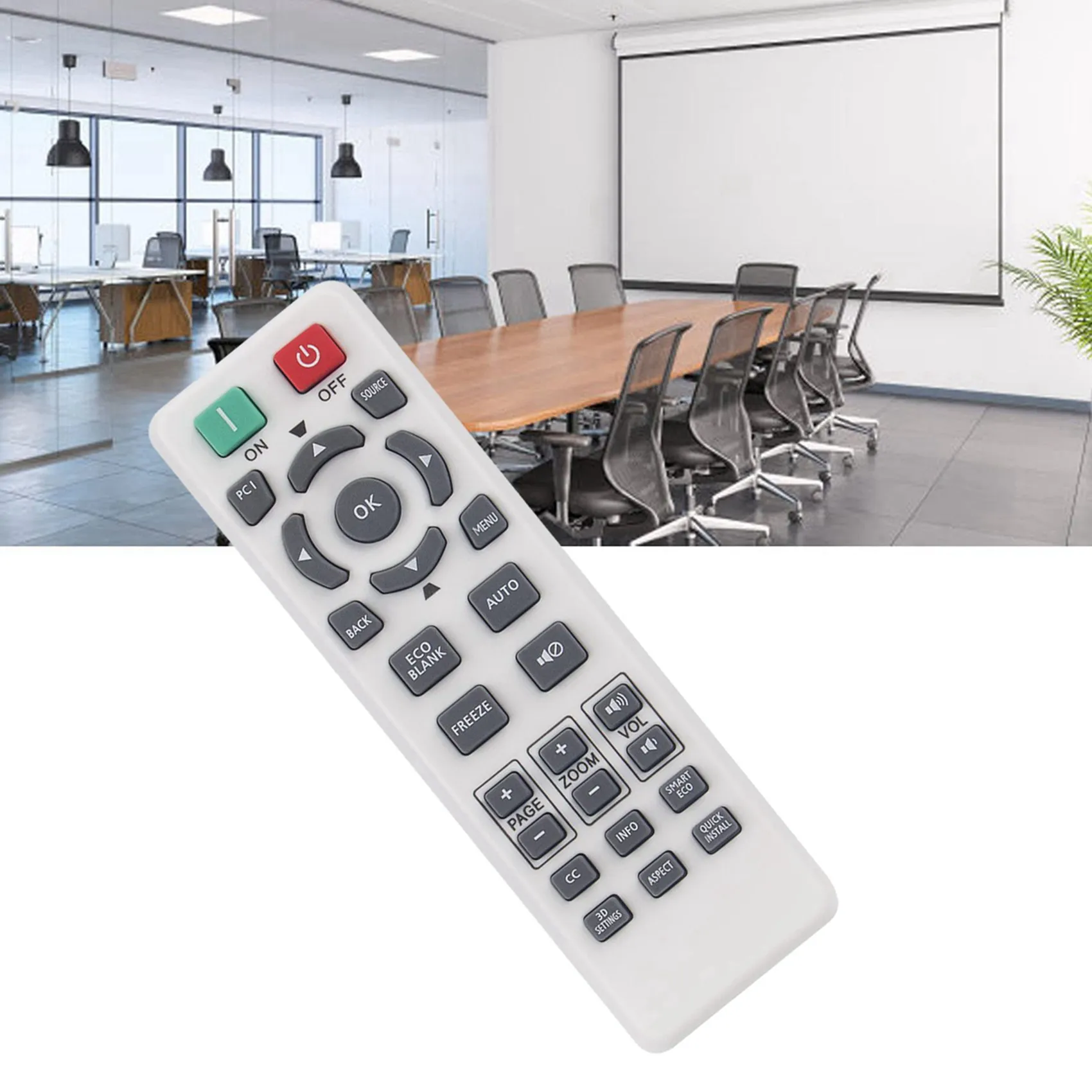 AS62 2X RS7286 Replace Remote Control For BENQ Projector TH682ST TH681 TH535 TH530 MS527 MS524 W1080ST W1070 HT1075 HT2150ST