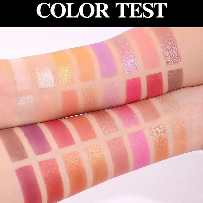 Paleta de sombras de ojos mate, 32 colores, maquillaje, sombra de ojos en polvo, textura de terciopelo, paleta de sombras de ojos mate de alta pigmentación