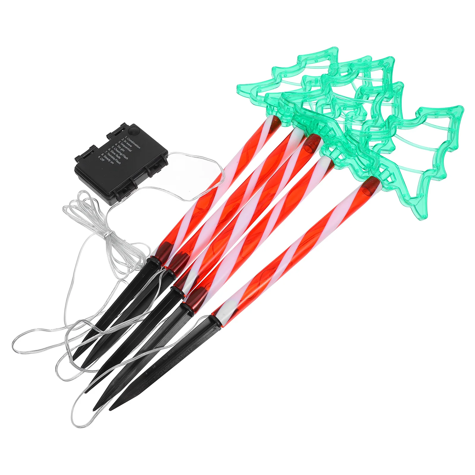 

1Set Christmas Garden Stake Lights Outdoor Pathway Lamp Easy Install Festive Cheer Decor Christmas Decor Outside