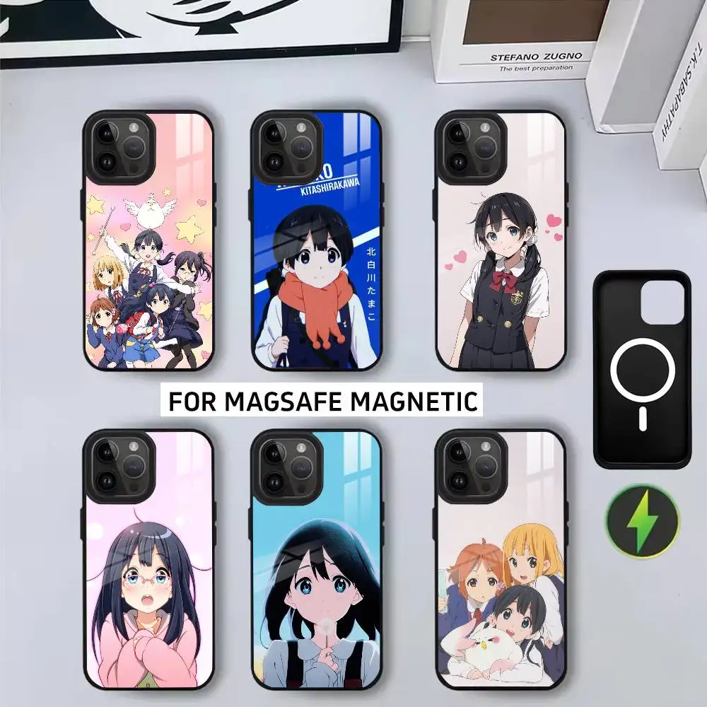 

T-Tamako M-Market K-Kitashirakawa Phone Case For iPhone17,16,15,14,13,12,11 Plus,Pro Magnetic with Magsafe Wireless Charging