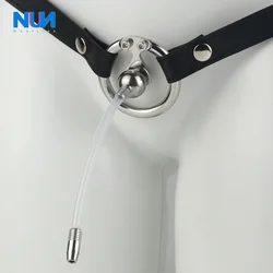 NUUN Male Negative Chastity Cage Steel Cock Cage Metal Catheter Optional Penis Lock Chastity Belt Adult BDSM Sex Toy For Men