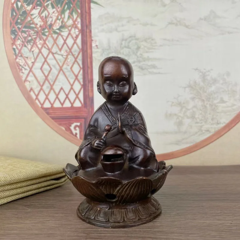 Two-Sleeve Breeze Incense Coil Burner Tea Ceremony Little Monk Aromatherapy Stove Home Living Room Air Purification Zen Creative