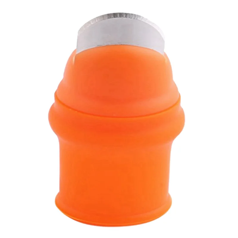 AB47-5X สวนซิลิโคน Thumb มีด Finger Cots Thumb มีด Picker สําหรับผลไม้ Vege-L