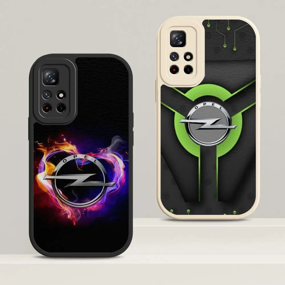 

1-PC O-Opels Logo Car MAISTO Phone Case Lambskin Case For Xiaomi Redmi 8 11 12 T Pro 10 11 12 Poco 11i 12X Ultra
