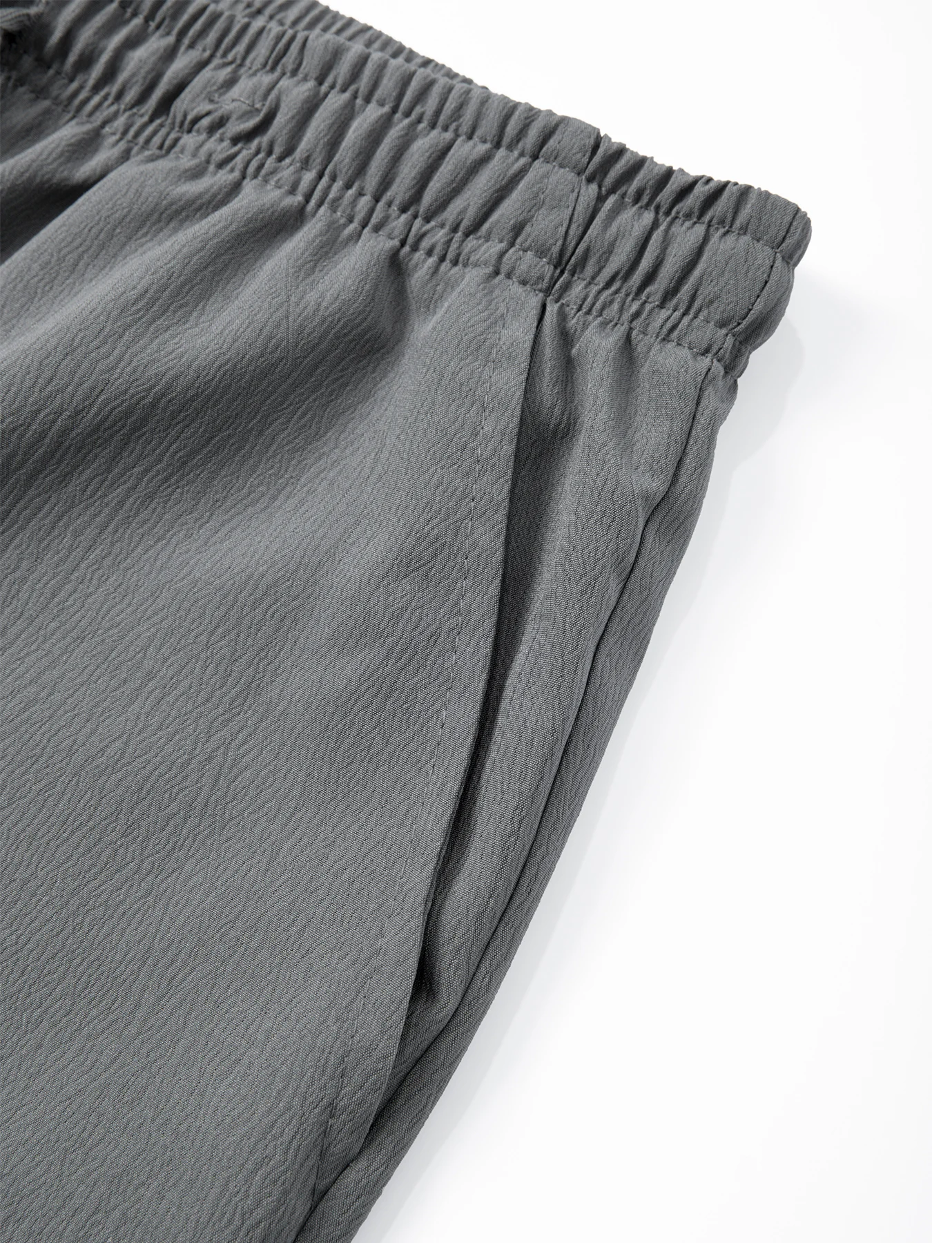 Männer Leichte Hosen Casual Einfarbig Jogginghose Gerade Kordelzug Atmungsaktive Baggy Loos Hosen Streetwear Hosen Männer – Detail 15