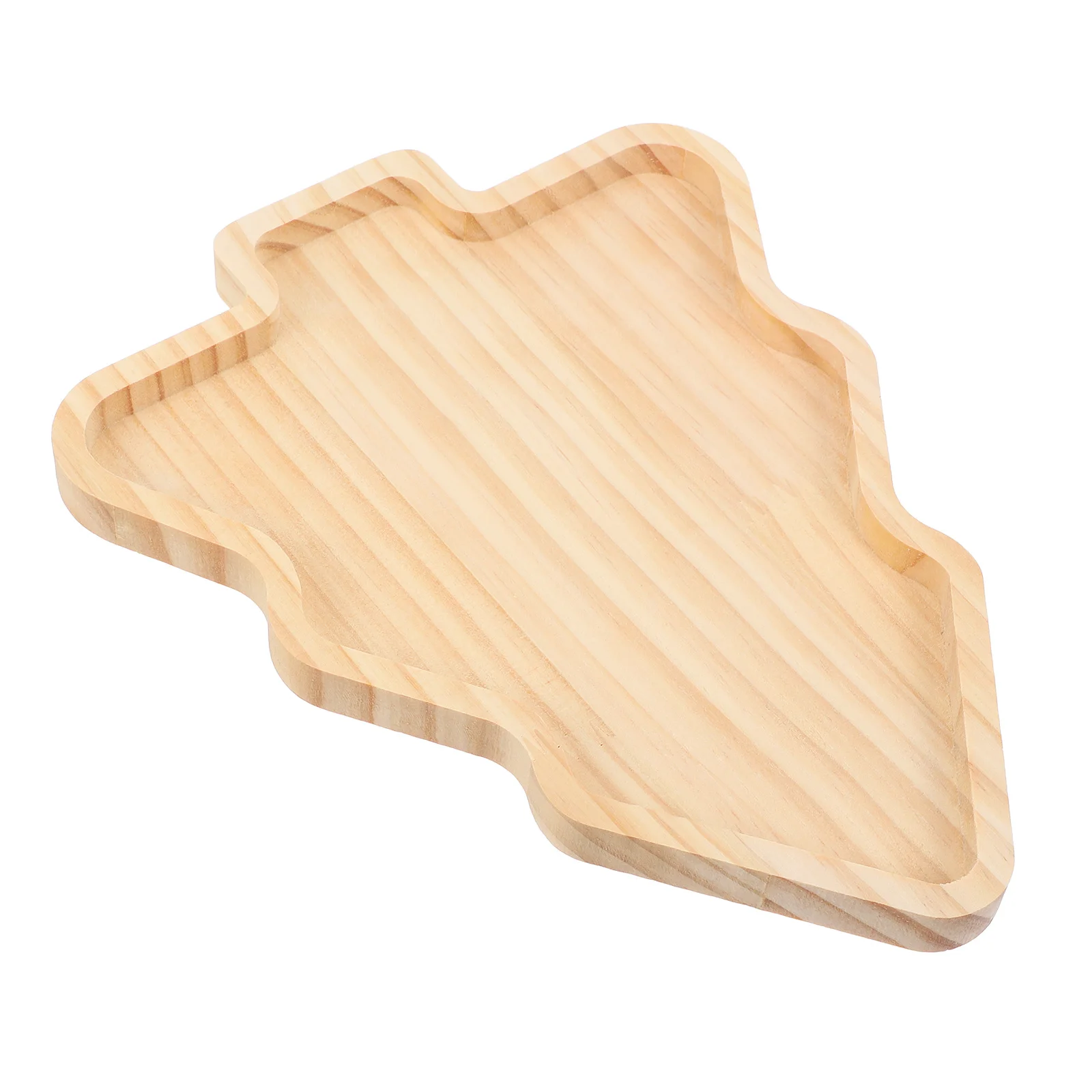 

Wooden Appetizer Tray Christmas Tree Shaped Sushi Serving Tray Large Capacity Dessert Snack Candy Dish Party Platter