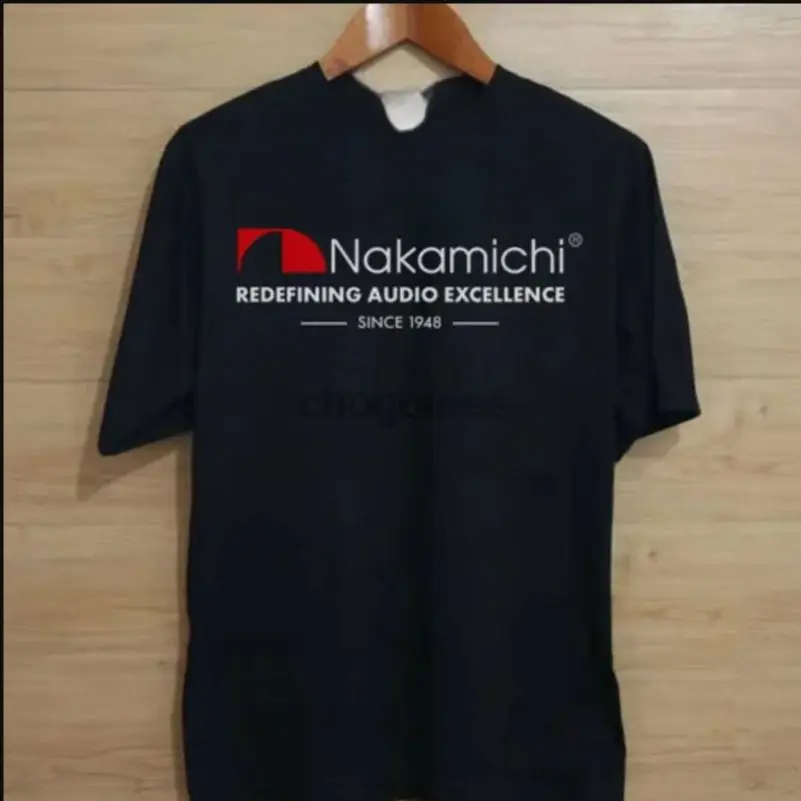 Chegada moda peso pesado venda quente vintage verão streetwea vintage engraçado dos desenhos animados anime roupas nakamichi áudio carro logotipo t