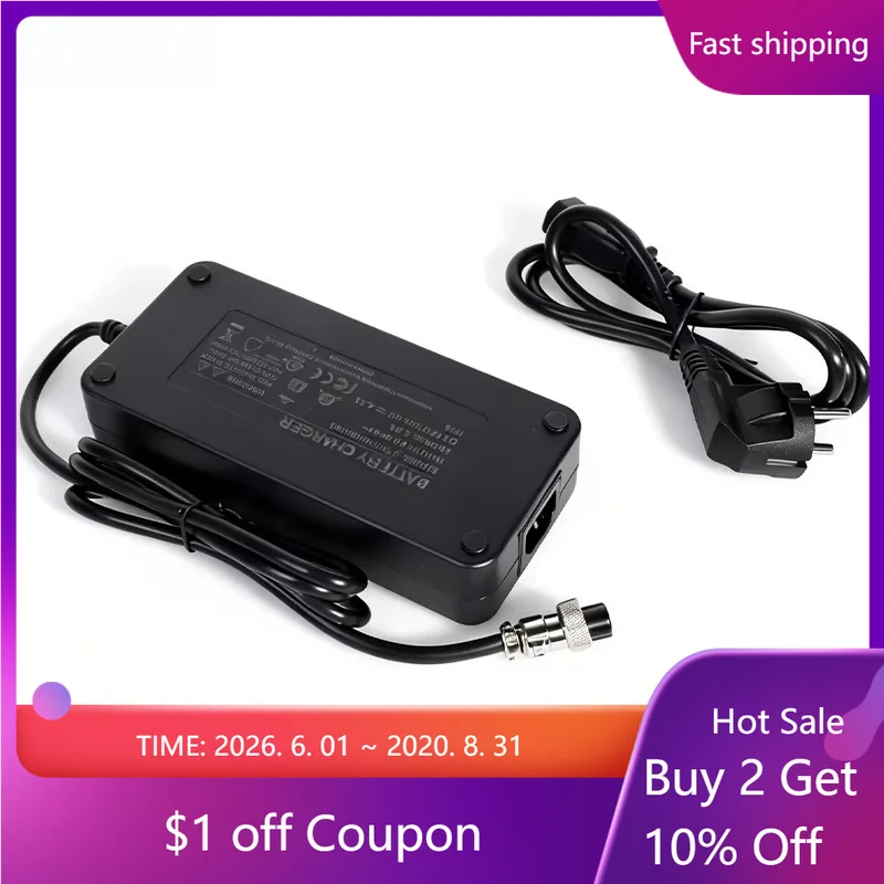 

OUXI GT2000 Charger 54.6V 4.5A for Electric Dirt Bike Charger Replacement Off Road Ebike Mountain Dirtbike Accessories