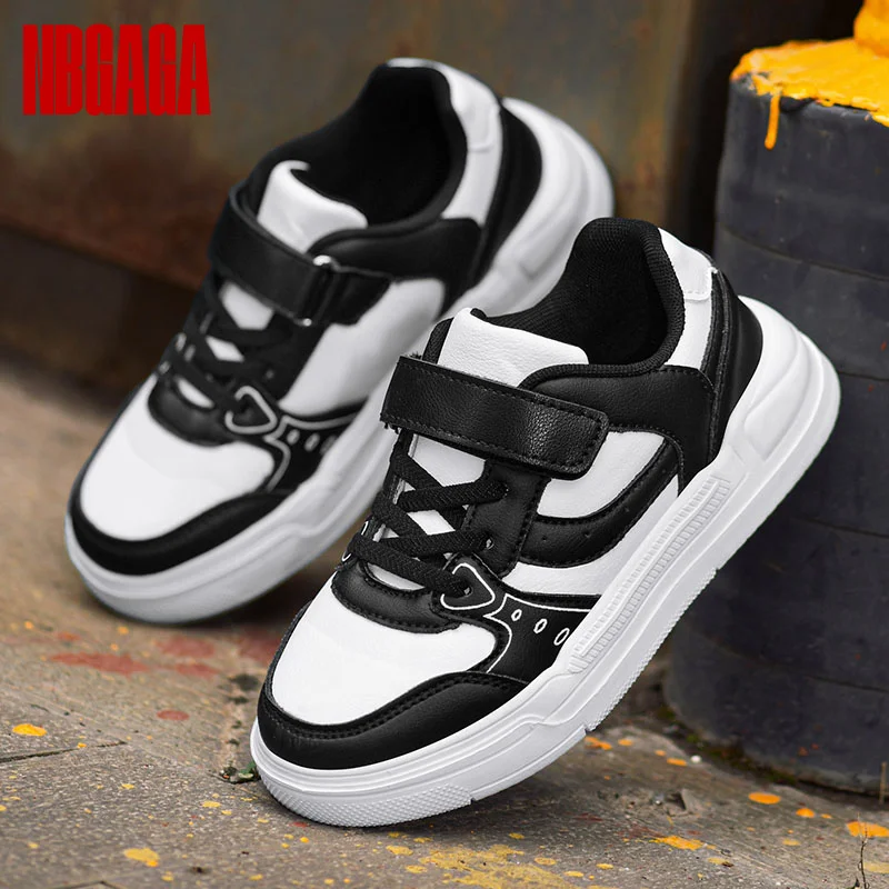 

Kids Sneakers Lightweight Comfortable Running Walking Shoes Anti-Slip White Breathable All Season for Boys Casual Athletic Shoes