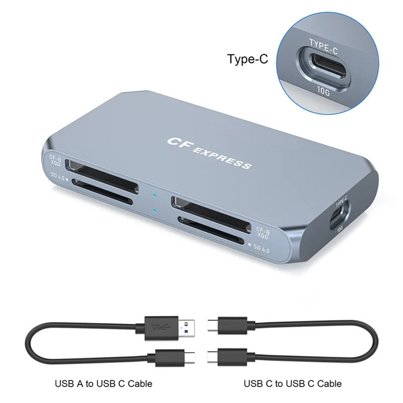 AC57-متعددة الوظائف XQD صندوق بطاقات البيانات مخصص كاميرا SD قارئ بطاقات الذاكرة Cfe-Typeb قارئ بطاقات الشركة المصنعة #4