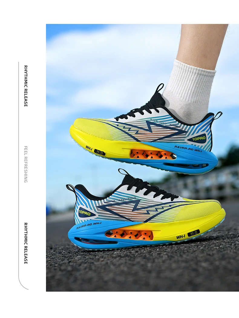 Marathon-Laufschuhe für Herren, spezielle Sneaker, Damen-Outdoor-Jogging-Sportschuhe, trendige, atmungsaktive und leichte Sportschuhe für Damen. – Detail 17