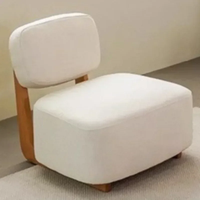 Cream Style Nordic Minimalist Sofa Chair Internet Famous Casual Single Seat Modern Living Room Furniture For Small Apartment