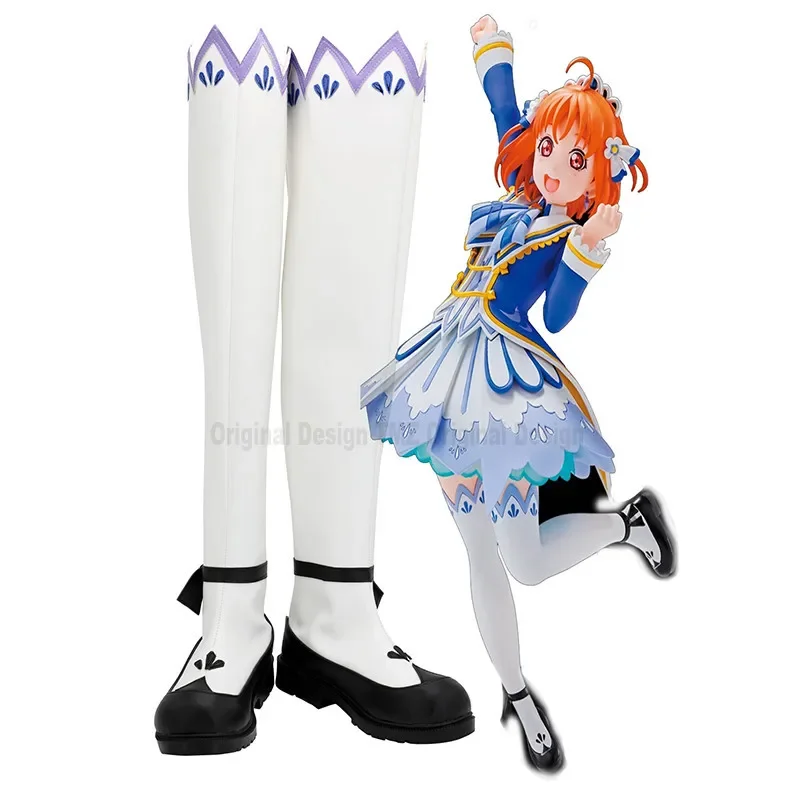 

Love Live! Sunshine!! Takami Chika Brightest Melody Cosplay Shoes Boots Halloween Carnival Cosplay Costume Accessories