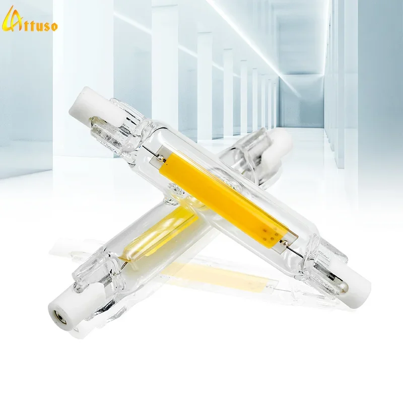 R7S LED 78mm 118mm 5W 10W 20W R7s Spotlight AC 220V 110V COB Lamp Bulb Glass Tube Replace 30W 50W 100W Halogen Lamp Light