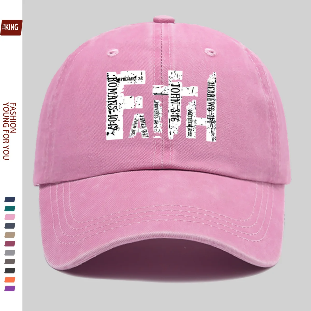 Customization 1pc 1pcs Religious Scripture Themed Baseball Cap & Duckbill Hat Suitable For Outdoor, Travel, Cycling, Daily Wear