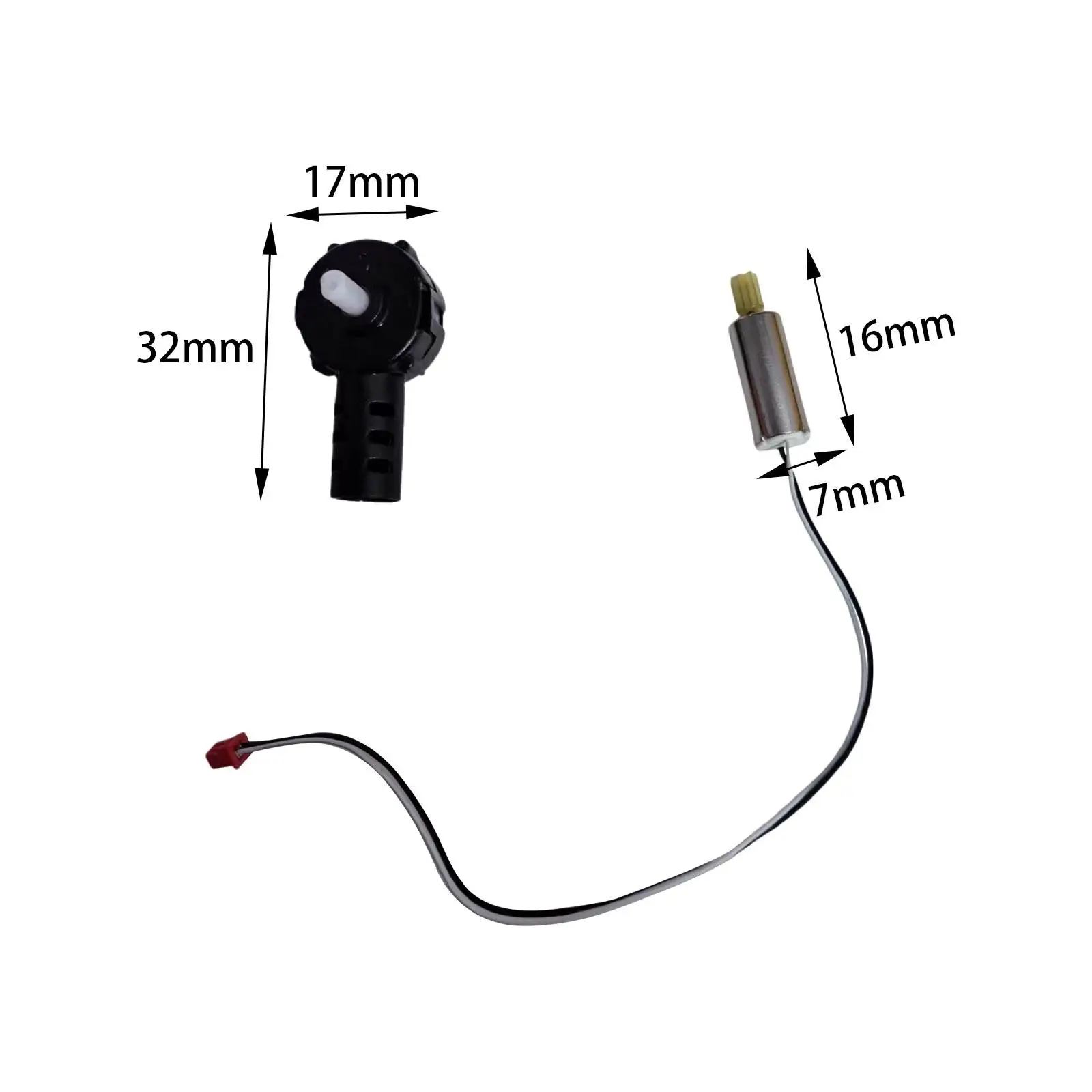 RC Drone Motor Base with CW Motor for Quadcopter Spare Parts Replacement PP Material Quick Release Design