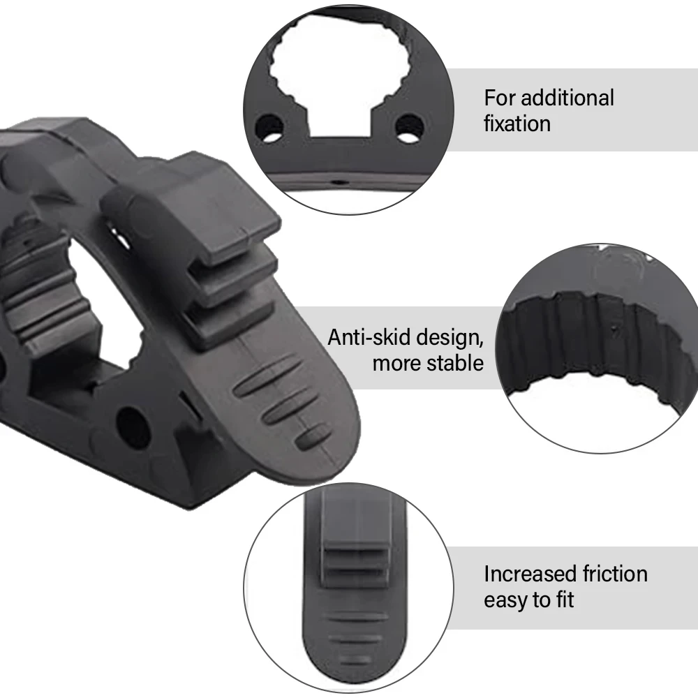 4pcs Rubber Clamps Quick Release Mounting Clamps 25-45mm for Car Off Road Truck Trailer RV Boat Shovel Axe Holder Mounting Tools