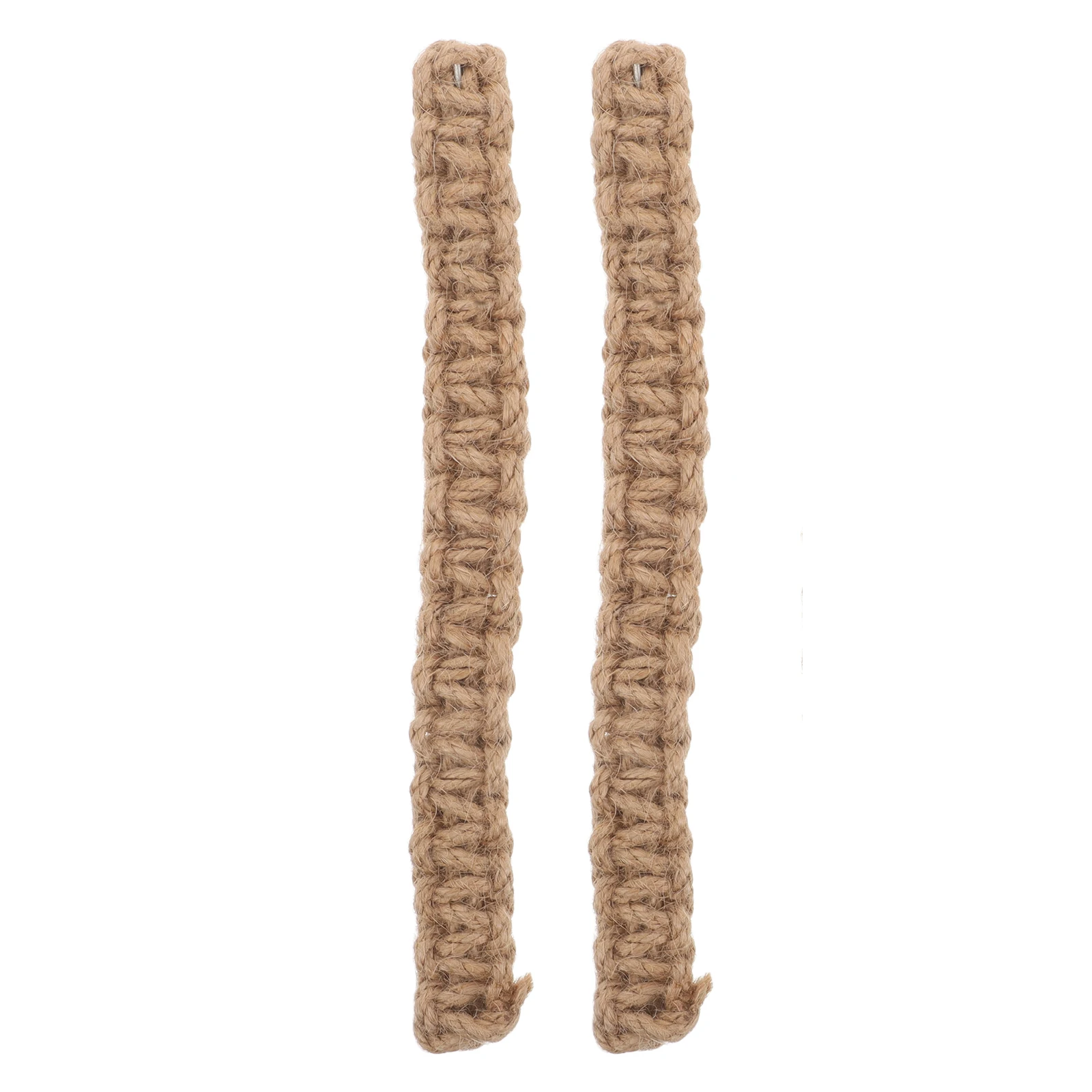 

2Pcs Hand Woven Nordic Curtain Tiebacks Cotton Jute Rope Decorative Holdbacks for Farmhouse Home Office Bedroom