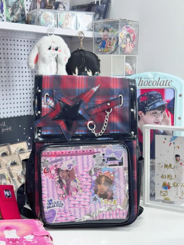 Y2K Subculture Japanese Original Lolita Pain Bag Large Capacity Student Anime Daily Commuting Backpack for Women