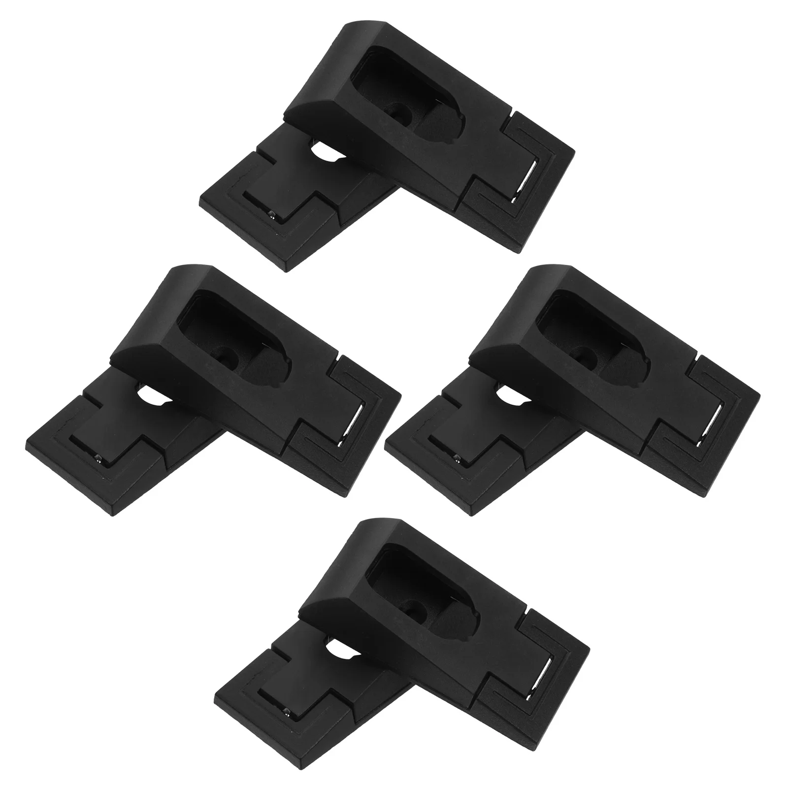 

8Pcs Closet Rod Holders Aluminum Alloy Heavy Duty Flush Mount Wardrobe Pole Brackets Closet Rod End Supports for Clothes