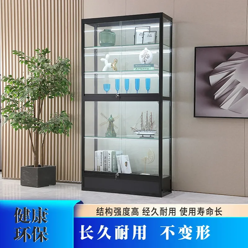 Glass Display Cabinet Company Product Sample Ornament Trophy Medal  Stand Figure Model