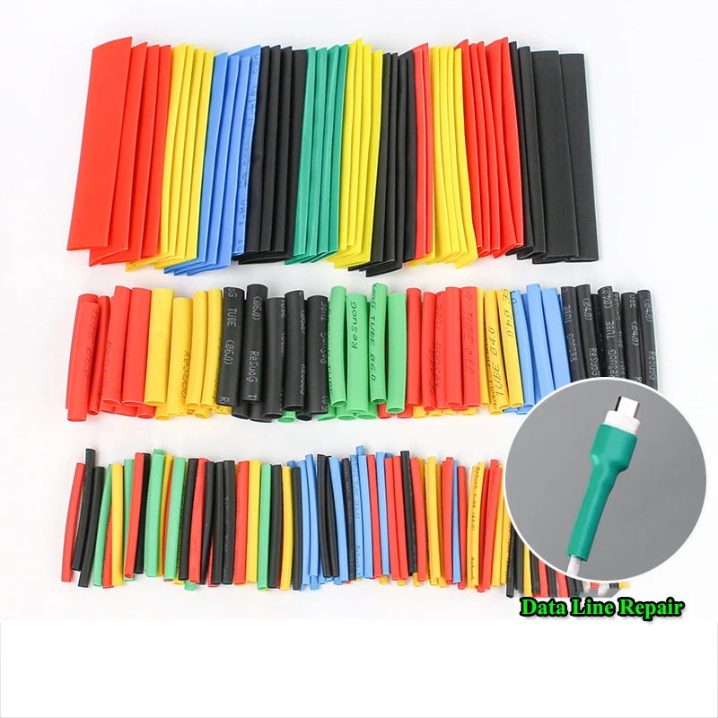 

17Pcs-780Pcs 2：1 Thermoresistant Tube Heat Shrink Wrapping Kit Assorted Wire Cable Sulation Sleeving 3:1 Heat Shrink Tubing