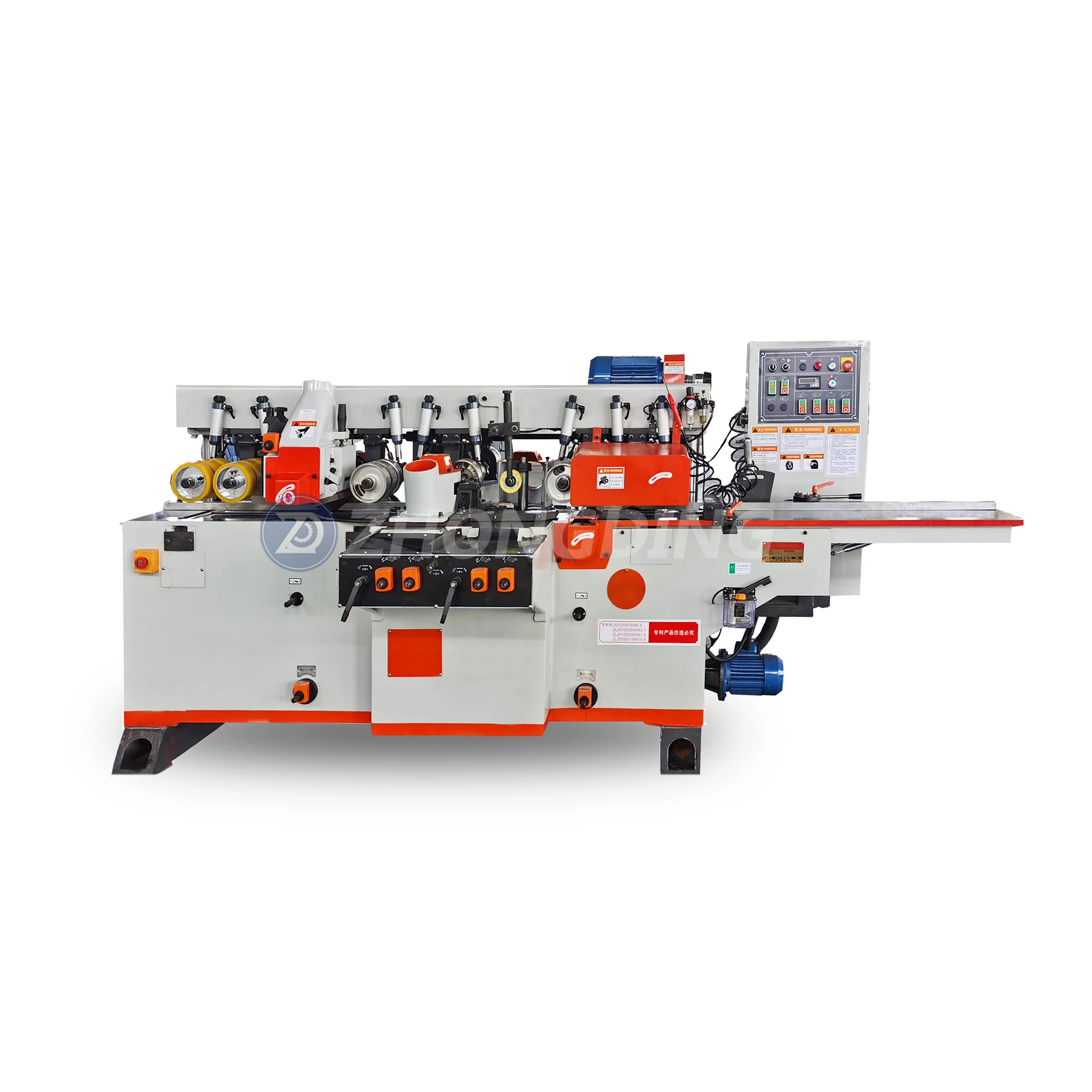 Woodworking Four Side Planer Moulder four side wood planer and moulder four sided planer thicknesser for floor making