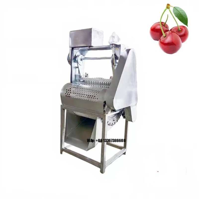 

Heavy-duty cherry pitting machine - commercial use, for canning and fruit processing