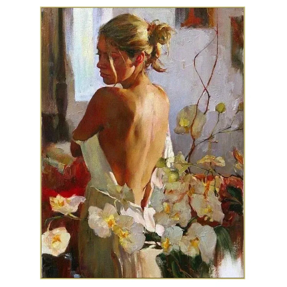 Michael And Inessa Garmash artwork,Russian art paintings on canvas,Handpainted figure painting,Luxury wall decoration poster