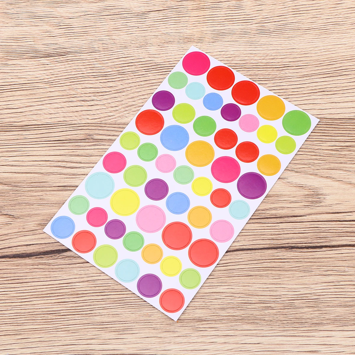 

6 Set Dot Stickers Removable Circle Labels Polka Easily Paper Adhesive Price Marking Eco-friendly