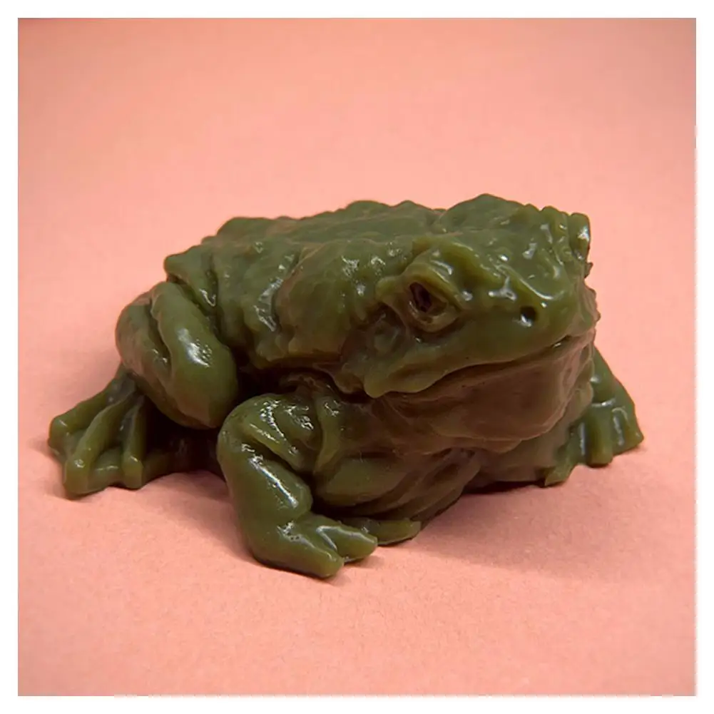 Simulation Frog Model Kids Animal Toy Toad Tricky Scary Sound Toy Toad Toy Decor Collection Home Hobby M4B6