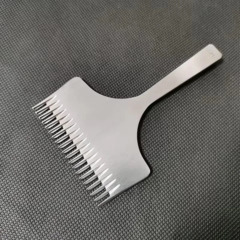 French Leather Pricking Iron 20 Teeth 2.7/3.0/3.38/3.85mm Spacing Mold Steel Hexagon Punch Fine Polished DIY Tool