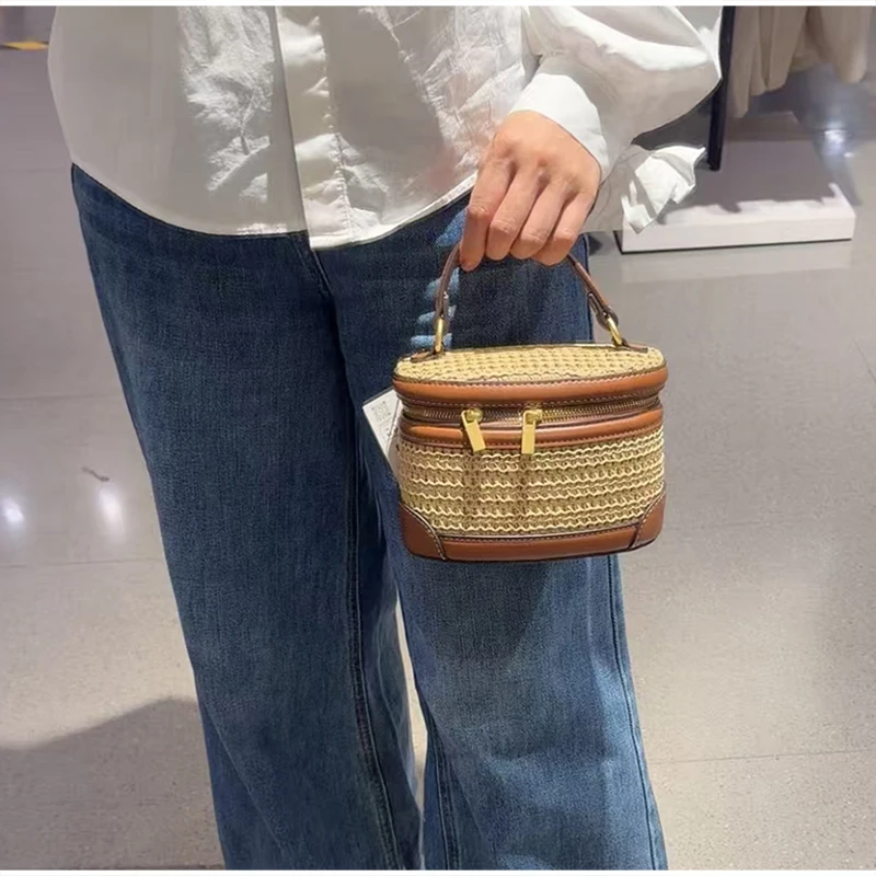 

Denim Lunch Bag Box Purse Casual Shoulder Bag Vintage Patchwork Makeup Cosmetic Organizer Handbag Fashion Square Crossbody Bag