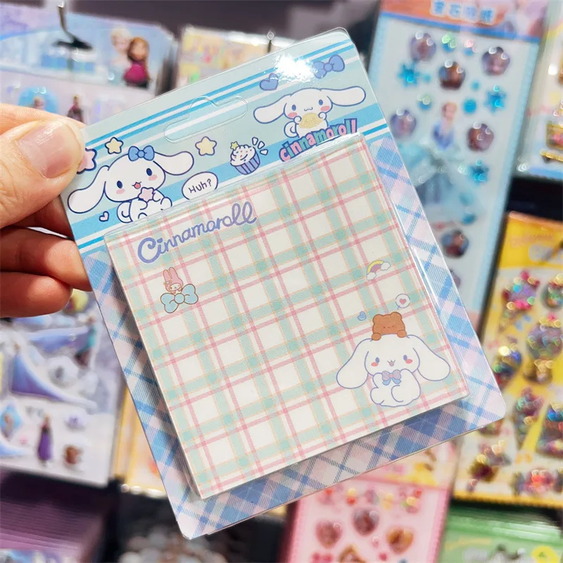 New 24pcs Sanrio Cartoon Sticker Pachacoo Notice Sticker Note Cartoon Cute Daily Convenient Note Students Supplies Wholesale