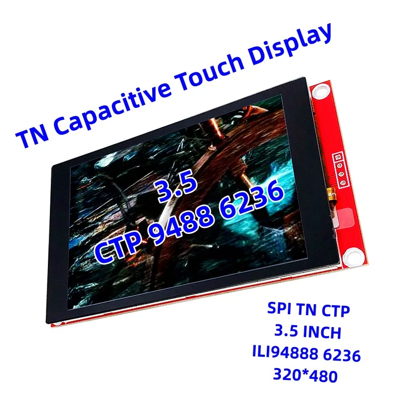 Development Board TN CTP 3.5 Inch ILI9488 6236 Display 320*480 Capacitive Touch Consumpetion Electronic