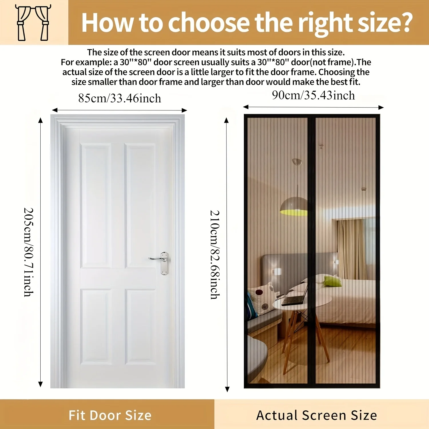 1pc Mosquito-resistant Door Curtain Without Punching for Living Room Bedroom Dining Hands-free Mesh Partition To Prevent Insects