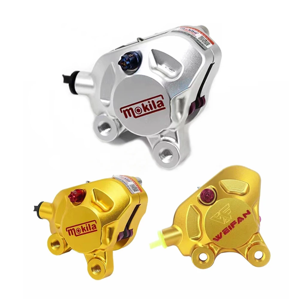 Motorcycle Brake Caliper 43mm Mounting 2Piston Front Brake Pump For Yamaha Force 100 RSZ JOG50/90 ZR DIO50 ZX AF18 28 Modify