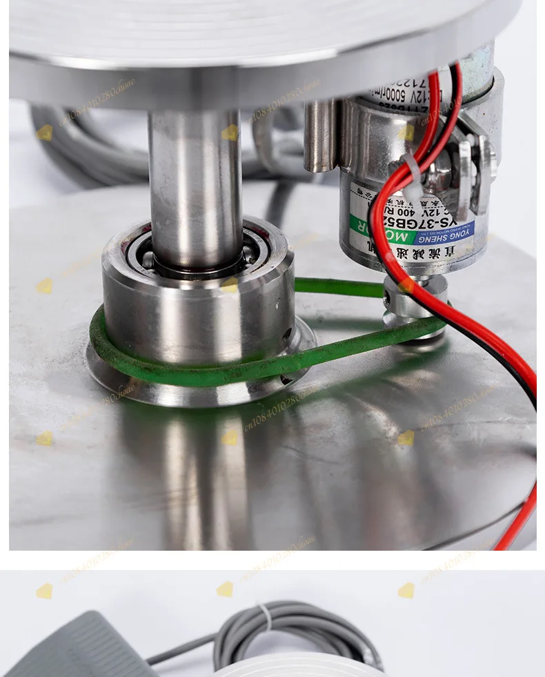 Stainless Steel Electric Pottery Turntable Rotating Table for Hooping, Painting,