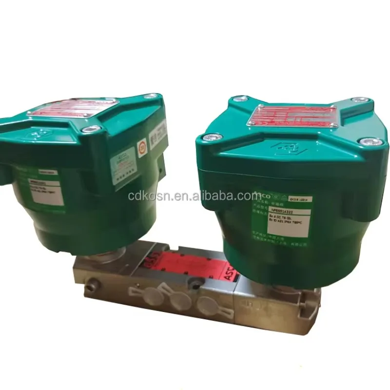 

ASCO NF8551A322 24DC Air Piloted and Return Valve NPTF 1/4 5/2 Stainless Steel Solenoid Valve