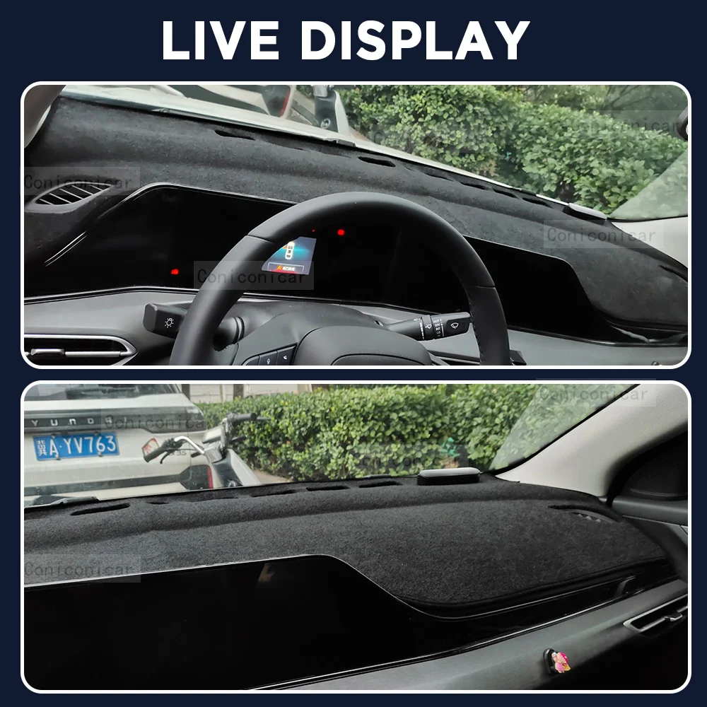 Dashboard Cover Mat Protective Pad  For Changan EADO Plus 2023 Car Accessories Dash Board Sunshade Carpet Anti-UV Dashmat