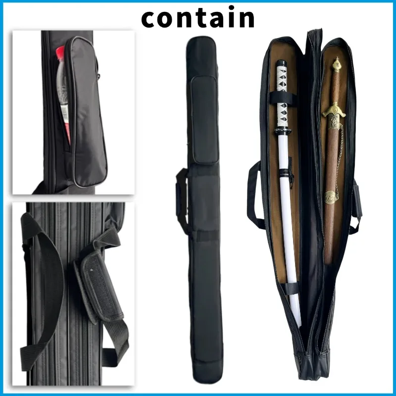 1.22 Meter Sword Bag  48in Waterproof Bag Martial Art Case Katana Kendo Holder Carry Case Tai Chi Bag Shoulder Bag