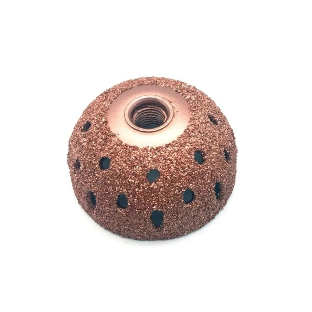 Tire Grinding Head Tungsten Steel Rasp Buffer Ball 42/55mm Buffing Wheel Hex/Round Arbor Adaptor Tyre Repair Hand Tool