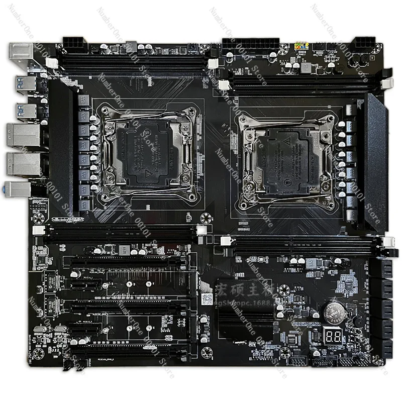 Brand new x99 dual socket 2011-v3 server motherboard, ddr3, supports dual nics, ideal for studio work and multi-game bundles