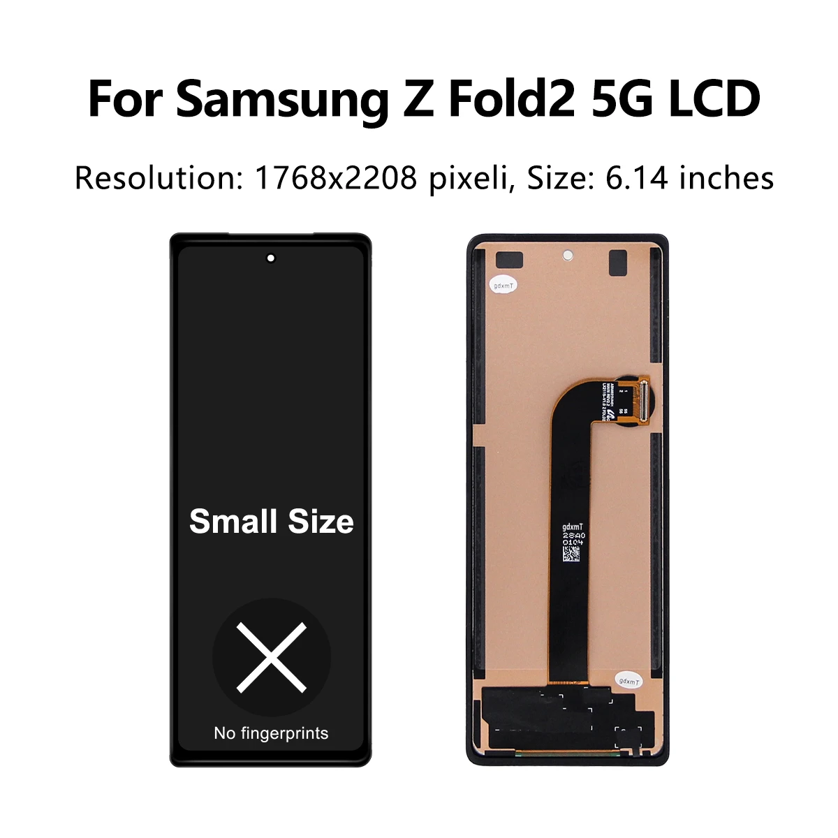 For Samsung Z Fold2 Fold3 Fold4 Fold5 Fold6 5G Tested Touch Screen Digitizer Assembly Replacement Z Fold 2 3 4 5 6 LCD Display