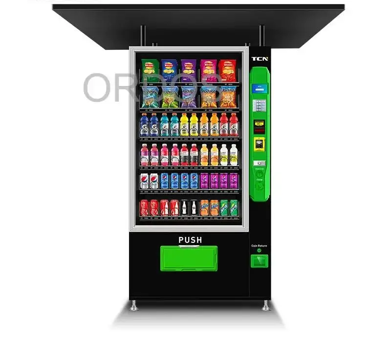 Customized Vending Machine Selling Product Waterproof Vending Machine Outdoor Top Roof Cost Extra